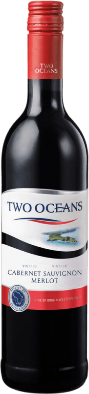 5,95 € Envoi gratuit | Vin Rouge Two Oceans W.O. Western Cape Western Cape South Coast Afrique du Sud Merlot, Cabernet Sauvignon 75 cl