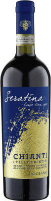 6,95 € Kostenloser Versand | Rotwein Uggiano Seratina D.O.C.G. Chianti Toskana Italien Cabernet Sauvignon, Sangiovese Flasche 75 cl