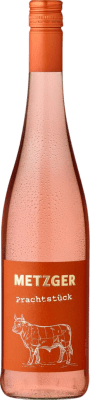 12,95 € Kostenloser Versand | Rosé-Wein Uli Metzger Prachtstück KuhbA Rosé Trocken Q.b.A. Pfälz Pfälz Deutschland Spätburgunder, Nebbiolo, Saint Laurent Flasche 75 cl