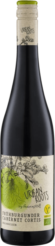 12,95 € Free Shipping | Red wine Urban Roots Rot Q.b.A. Rheinhessen Rheinhessen Germany Pinot Black, Cabernet Bottle 75 cl