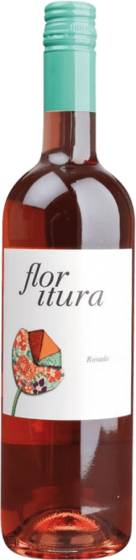 15,95 € Бесплатная доставка | Розовое вино Pago de Valdecuevas Flor Itura Rosado I.G.P. Vino de la Tierra de Castilla y León Кастилия-Леон Испания Tempranillo бутылка 75 cl