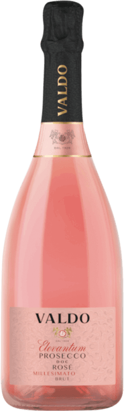 19,95 € Free Shipping | Rosé Sparkling Wine Valdo Elevantum Millesimato Rosé Brut D.O.C. Prosecco Friuli-Venezia Giulia Italy Nebbiolo, Glera Bottle 75 cl