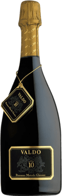 29,95 € Envio grátis | Espumante branco Valdo Número 10 Spumante Metodo Classico Brut D.O.C. Prosecco Friuli-Venezia Giulia Itália Glera Garrafa 75 cl