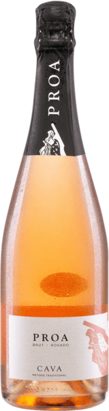 16,95 € Kostenloser Versand | Rosé Sekt Vallformosa Proa Brut — Herb D.O. Cava Katalonien Spanien Garnacha — Grenache, Trepat 75 cl