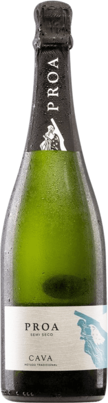 15,95 € Free Shipping | White Sparkling Wine Vallformosa Proa Semiseco — Semi Dry D.O. Cava Catalonia Spain Macabeo, Xarel·lo, Parellada Bottle 75 cl