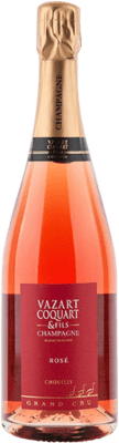 52,95 € Бесплатная доставка | Розовое игристое Vazart Coquart Chouilly Grand Cru Rosé Экстра-Брут A.O.C. Champagne шампанское Франция Nebbiolo, Chardonnay бутылка 75 cl