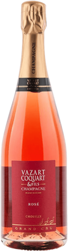 52,95 € Envio grátis | Espumante rosé Vazart Coquart Chouilly Grand Cru Rosé Extra Brut A.O.C. Champagne Champagne França Nebbiolo, Chardonnay Garrafa 75 cl