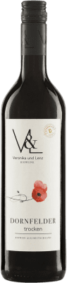 7,95 € Бесплатная доставка | Красное вино Veronika & Lenz Q.b.A. Rheinhessen Rheinhessen Германия Dornfelder бутылка 75 cl