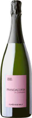 45,95 € Envoi gratuit | Rosé mousseux Vigneti Cenci La Capinera Rosé Brut D.O.C.G. Franciacorta Lombardia Italie Bouteille 75 cl