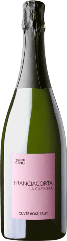 45,95 € Envio grátis | Espumante rosé Vigneti Cenci La Capinera Rosé Brut D.O.C.G. Franciacorta Lombardia Itália Garrafa 75 cl