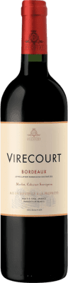 13,95 € Бесплатная доставка | Красное вино Ducourt Virecourt A.O.C. Bordeaux Бордо Франция Merlot — Мерло, Cabernet Sauvignon — Каберне Совиньон 75 cl