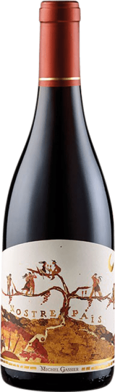 22,95 € Kostenloser Versand | Rotwein Domaine Gassier Nostre Pais Rouge A.O.C. Costières de Nîmes Rhône Frankreich Grenache Tintorera, Carignan, Nebbiolo, Mourvèdre, Cinsault Flasche 75 cl
