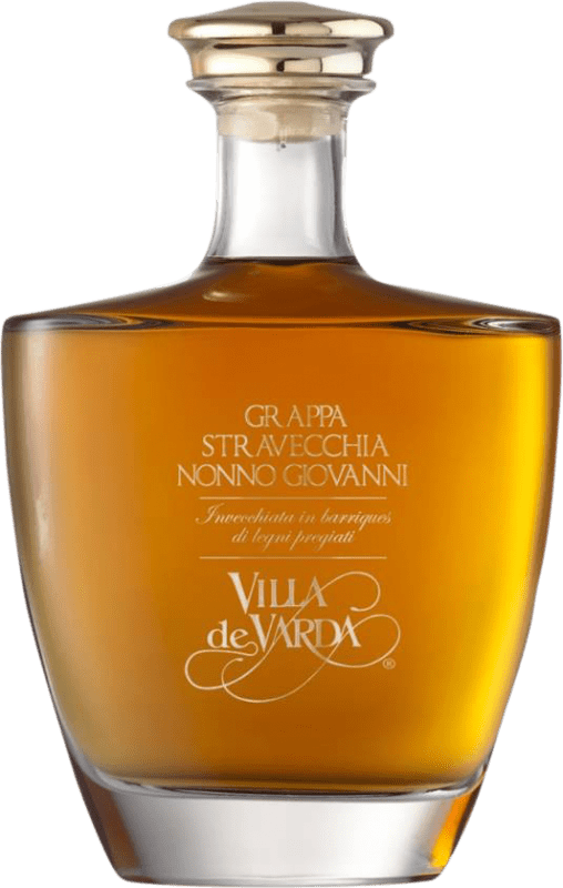 157,95 € Envio grátis | Aguardente Grappa Villa de Varda Stravecchia Nonno Giovanni Reserva Itália Garrafa 70 cl