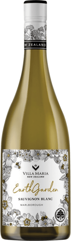 16,95 € Kostenloser Versand | Weißwein Villa Maria Earth Garden I.G. Marlborough Marlborough Neuseeland Sauvignon Flasche 75 cl