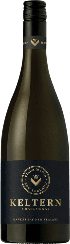 81,95 € Envío gratis | Vino blanco Villa Maria Icon Kelten Single Vineyard I.G. Marlborough Marlborough Nueva Zelanda Chardonnay Botella 75 cl