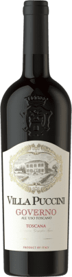 15,95 € 免费送货 | 红酒 Villa Puccini Governo All'Uso I.G.T. Toscana 托斯卡纳 意大利 Cabernet Sauvignon, Sangiovese, Ciliegiolo 瓶子 75 cl