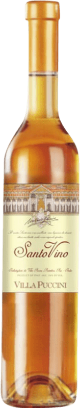 9,95 € Envío gratis | Licores Villa Puccini Santo Liquoroso I.G.T. Toscana Toscana Italia Malvasía Negra, Trebbiano Botella Medium 50 cl