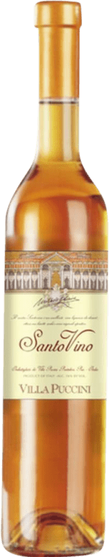12,95 € 送料無料 | 酒精強化ワイン Villa Puccini Santo トスカーナ イタリア Malvasia — マルヴァジア, Trebbiano — トレッビアーノ ミディアムボトル 50 cl