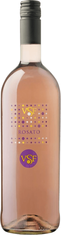 9,95 € Бесплатная доставка | Розовое вино Villa Santa Flavia Rosato I.G.T. Venezia Venecia Италия Merlot, Pinot Black, Raboso бутылка 1 L