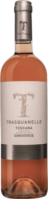 8,95 € Бесплатная доставка | Розовое вино Villa Trasqua Trasquanello Rosato I.G.T. Toscana Тоскана Италия бутылка 75 cl