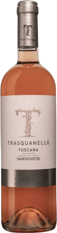 9,95 € Spedizione Gratuita | Vino Rosato Villa Trasqua Trasquanello I.G.T. Toscana Toscana Italia 75 cl