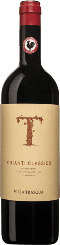 17,95 € 免费送货 | 红酒 Villa Trasqua D.O.C.G. Chianti Classico 意大利 瓶子 75 cl