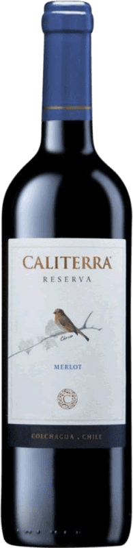 12,95 € Бесплатная доставка | Красное вино Vina Caliterra Резерв I.G. Valle de Colchagua Долина Колхагуа Чили Merlot бутылка 75 cl