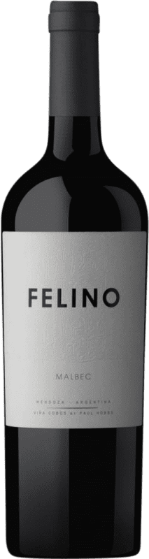 35,95 € Free Shipping | Red wine Vina Cobos Felino I.G. Mendoza Argentina Malbec Magnum Bottle 1,5 L