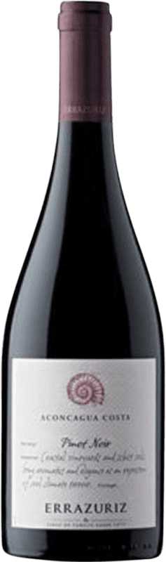 25,95 € Kostenloser Versand | Rotwein Viña Errazuriz I.G. Valle del Aconcagua Chile Pinot Noir — Spätburgunder Flasche 75 cl