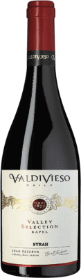 16,95 € 送料無料 | 赤ワイン Valdivieso Valley Selection グランド・リザーブ I.G. Valle de Colchagua チリ Syrah ボトル 75 cl