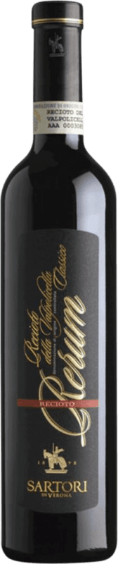 29,95 € Бесплатная доставка | Красное вино Vinicola Sartori Recioto Rerum Classico D.O.C. Valpolicella Venecia Италия Cabernet Sauvignon, Corvina, Rondinella, Corvinone бутылка Medium 50 cl