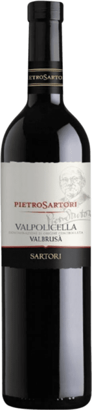 15,95 € Spedizione Gratuita | Vino rosso Vinicola Sartori Valbrusa D.O.C. Valpolicella Venecia Italia Corvina, Rondinella, Corvinone, Croatina Bottiglia 75 cl