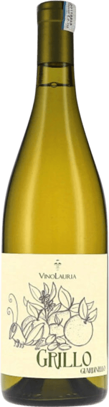 17,95 € Spedizione Gratuita | Vino bianco Lauria Giardinello D.O.C. Sicilia Sicilia Italia Grillo Bottiglia 75 cl