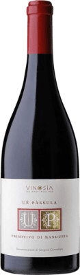 22,95 € Бесплатная доставка | Красное вино Vinosìa Ué Pàssula D.O.C. Primitivo di Manduria Апулия Италия Primitivo бутылка 75 cl