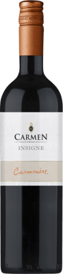 6,95 € 免费送货 | 红酒 Viña Carmen I.G. Valle Central 中央谷地 智利 Cabernet Sauvignon, Cabernet Franc, Carmenère 瓶子 75 cl