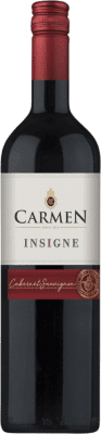 9,95 € 免费送货 | 红酒 Viña Carmen I.G. Valle Central 中央谷地 智利 Cabernet Sauvignon, Cabernet Franc 瓶子 75 cl