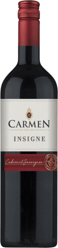 9,95 € Kostenloser Versand | Rotwein Viña Carmen I.G. Valle Central Zentrales Tal Chile Cabernet Sauvignon, Cabernet Franc Flasche 75 cl