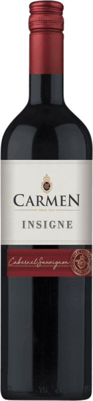10,95 € Envío gratis | Vino Tinto Viña Carmen I.G. Valle Central Valle Central Chile Cabernet Sauvignon, Cabernet Franc 75 cl