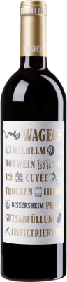 28,95 € Kostenloser Versand | Rotwein Wageck Merlot Cabernet Sauvignon Cuvée Wilhelm Q.b.A. Pfälz Pfälz Deutschland Merlot, Cabernet Sauvignon Flasche 75 cl