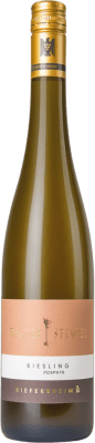 21,95 € Envío gratis | Vino Blanco Wagner-Stempel Siefersheimer Porphyr Trocken — Seco Q.b.A. Rheinhessen Rheinhessen Alemania Riesling Eco — Ecológico 75 cl
