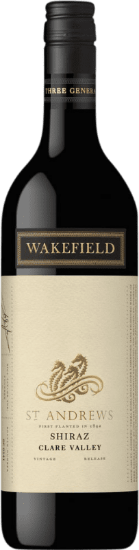 44,95 € Envio grátis | Vinho tinto Wakefield St Andrews Shiraz Clare Valley Austrália Syrah Garrafa 75 cl