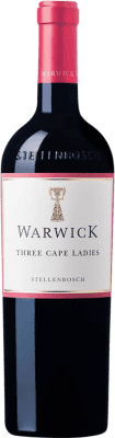 18,95 € Free Shipping | Red wine Warwick Three Cape Ladies I.G. Stellenbosch Stellenbosch South Africa Merlot, Syrah, Cabernet Sauvignon, Nebbiolo Bottle 75 cl