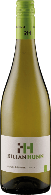 13,95 € Envío gratis | Vino Blanco Kilian Hunn. Junge Frische Trocken — Seco I.G. Baden Baden Alemania Pinot Gris Botella 75 cl