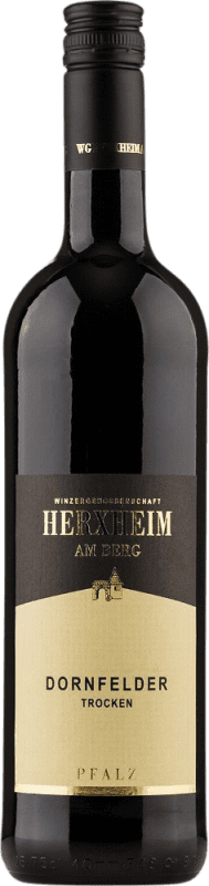 10,95 € 免费送货 | 红酒 Herxheim am Berg Honigsack 半干半甜 Q.b.A. Pfälz 普法尔茨 德国 Dornfelder 瓶子 75 cl