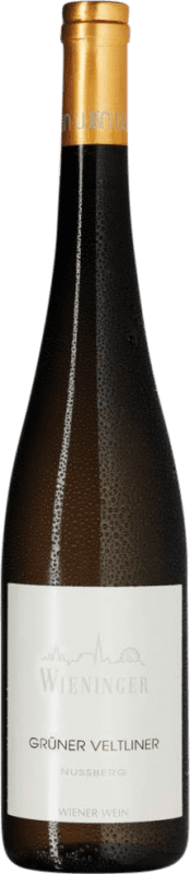 22,95 € Envio grátis | Vinho Branco Wieninger Nussberg Wiener Trocken — Seco D.A.C. Wien Viena Áustria Grüner Veltliner Garrafa 75 cl