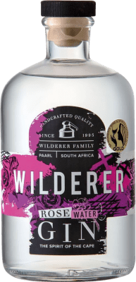 55,95 € Бесплатная доставка | Джин Wilderer Rose Water Стелленбош Южная Африка 1 L