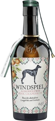 29,95 € Envio grátis | Grappa Windspiel Pink Grapefruit Wacholder Hydrolat Alemanha Garrafa Medium 50 cl Sem Álcool