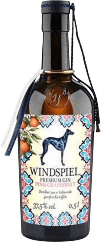 48,95 € Бесплатная доставка | Джин Windspiel Premium Pink Grapefruit London Dry Gin Германия бутылка Medium 50 cl