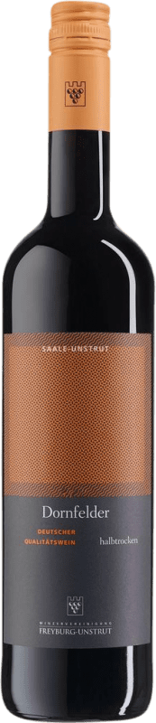 16,95 € Envio grátis | Vinho Tinto Freyburg Unstrut Halbtrocken — Meio Seco Q.b.A. Saale-Unstrut Saale Unstrut Alemanha Dornfelder Garrafa 75 cl