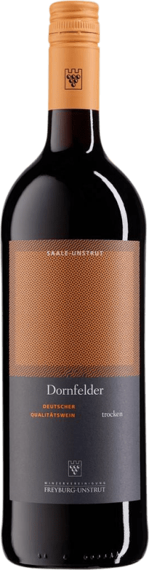 16,95 € Envío gratis | Vino Tinto Freyburg Unstrut Seco Q.b.A. Saale-Unstrut Saale Unstrut Alemania Dornfelder Botella 1 L